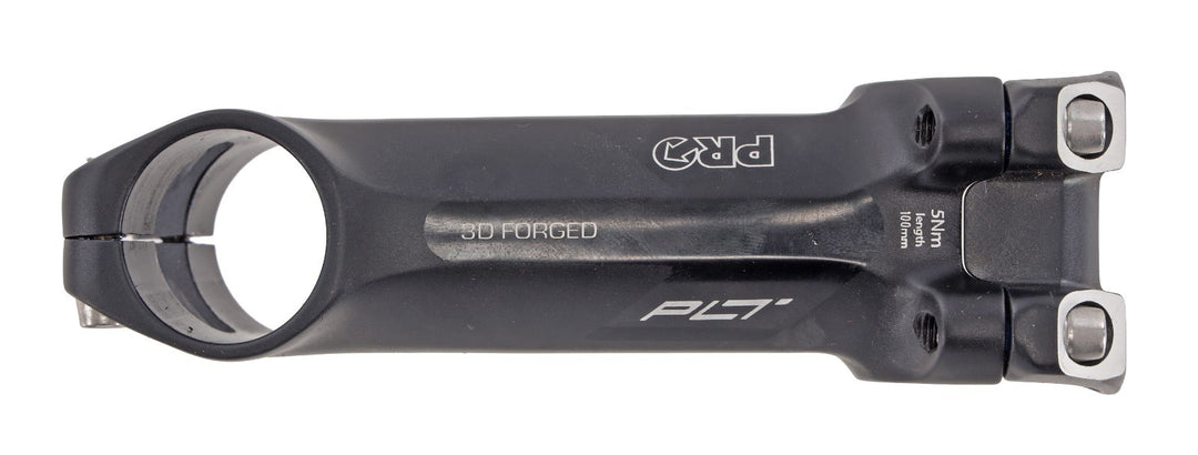 PRO PLT Alloy Road Bike Stem 31.8 x 100mm +/-10º Black 3D Forged Gravel Mountain