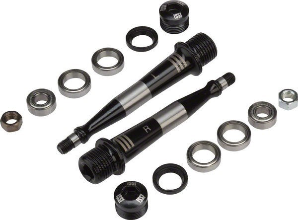 iSSi Triple Bearing Spindle Pedal Rebuild Kit +6mm CrMo Spindle Sealed Bearings