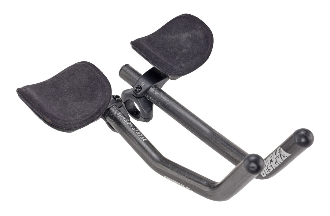 Profile Design Carbon Stryke Clip On Triathlon Bike Aerobar Extensions 31.8mm TT