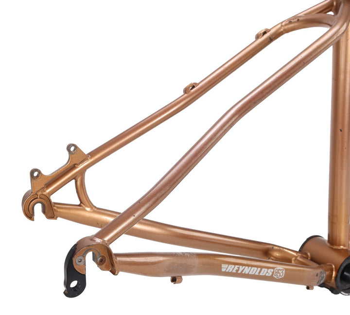 Niner SIR 9 V1 Steel Mtn Bike Frame MED Single Speed 29" Solid Gold Reynolds 853