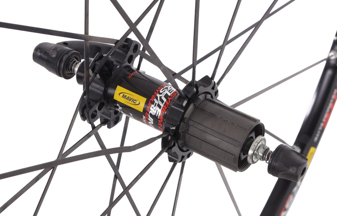 Mavic Ksyrium Elite Alloy Road Bike Clincher Wheelset 11 Spd Shimano 700c Rim QR