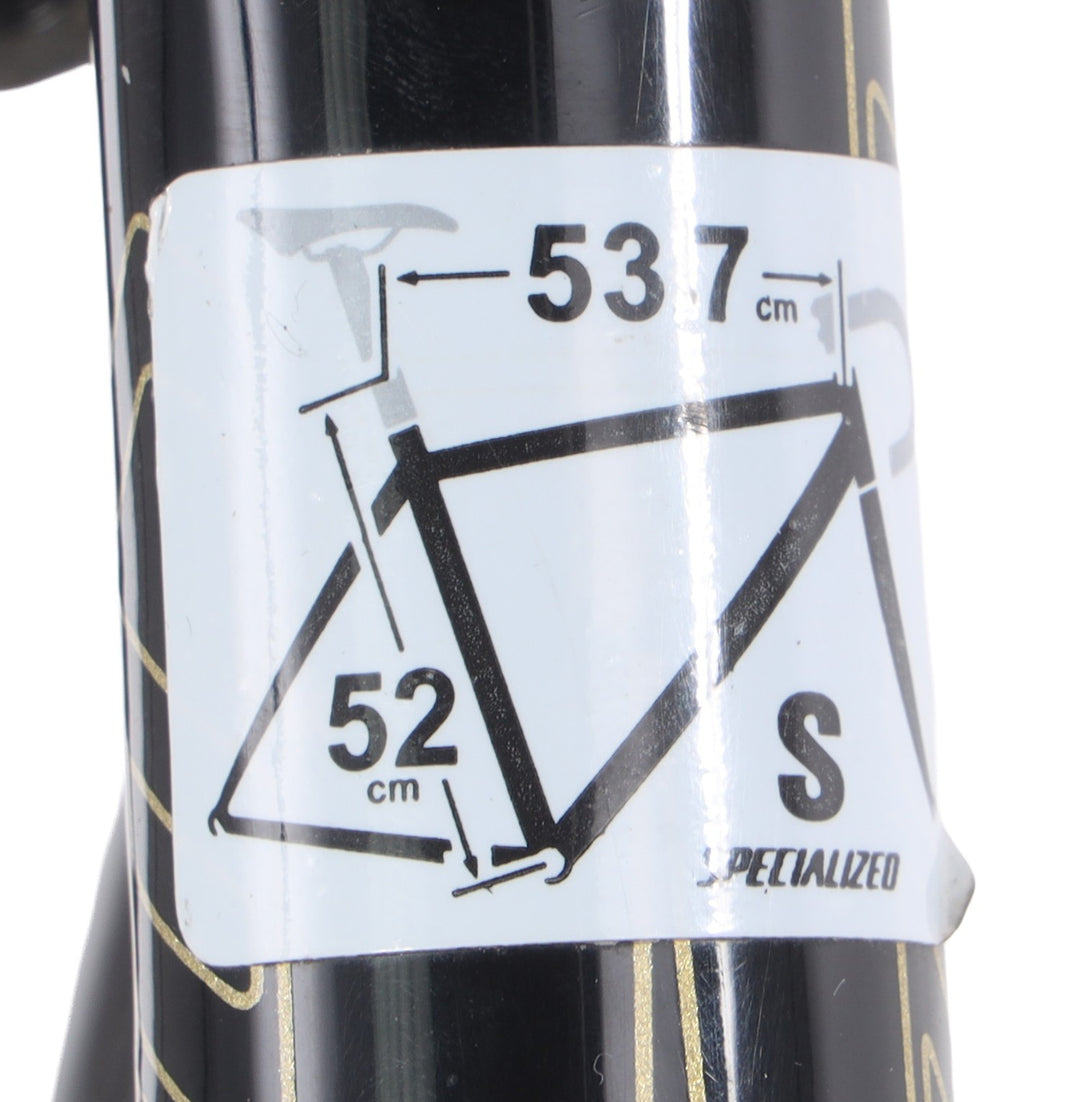 Specialized Tarmac Pro Carbon Road Bike Frameset 52cm Raw Gold 700c QR Rim 2008