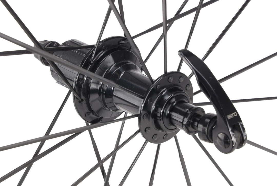Unbranded Carbon 38 Clincher Road Wheelset Shimano 11 Spd 700c QR Rim Brake
