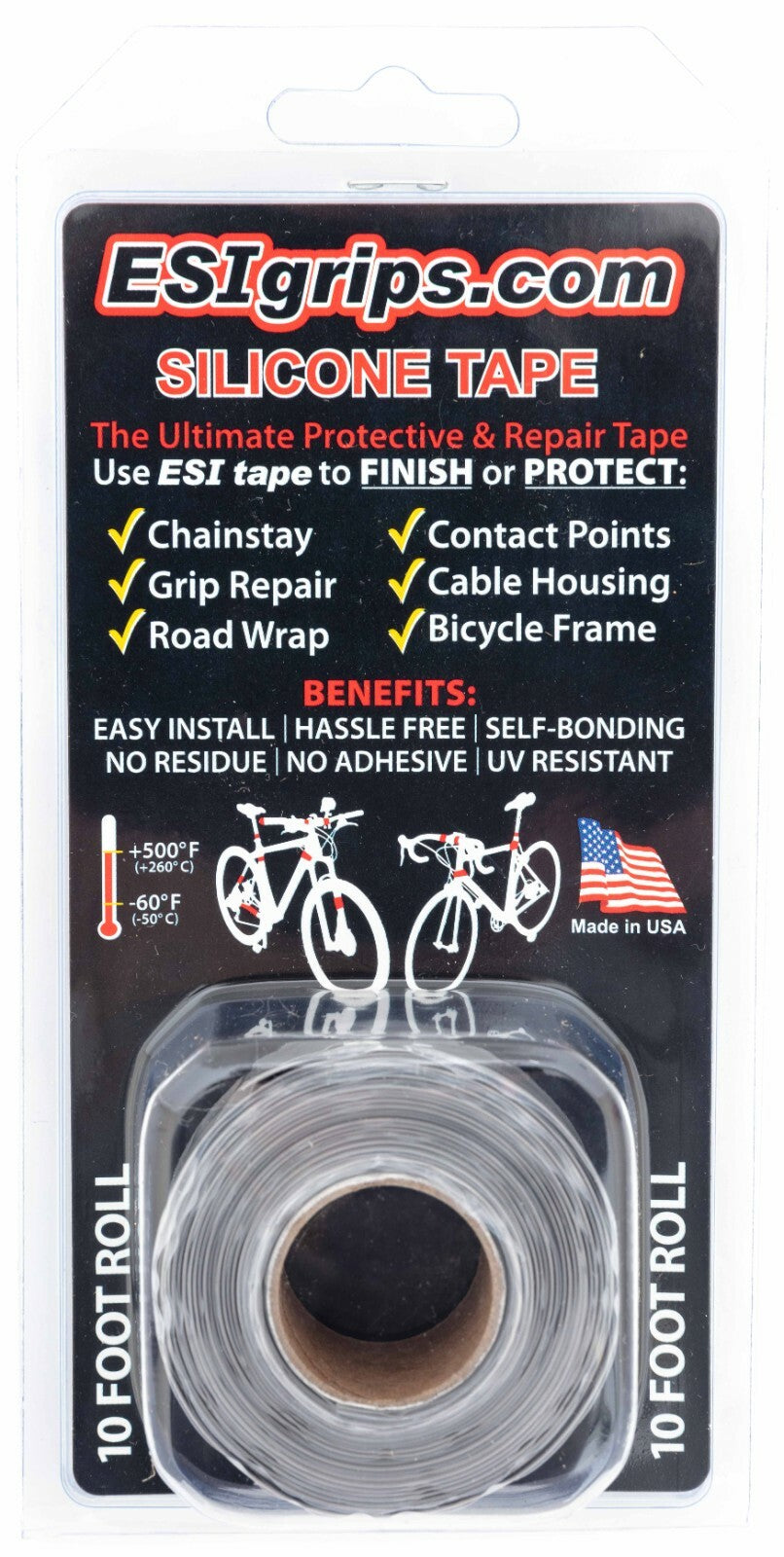 ESI Silicone Tape Protective ALL COLORS Bike Chainstay Frame Cable Bars Finish