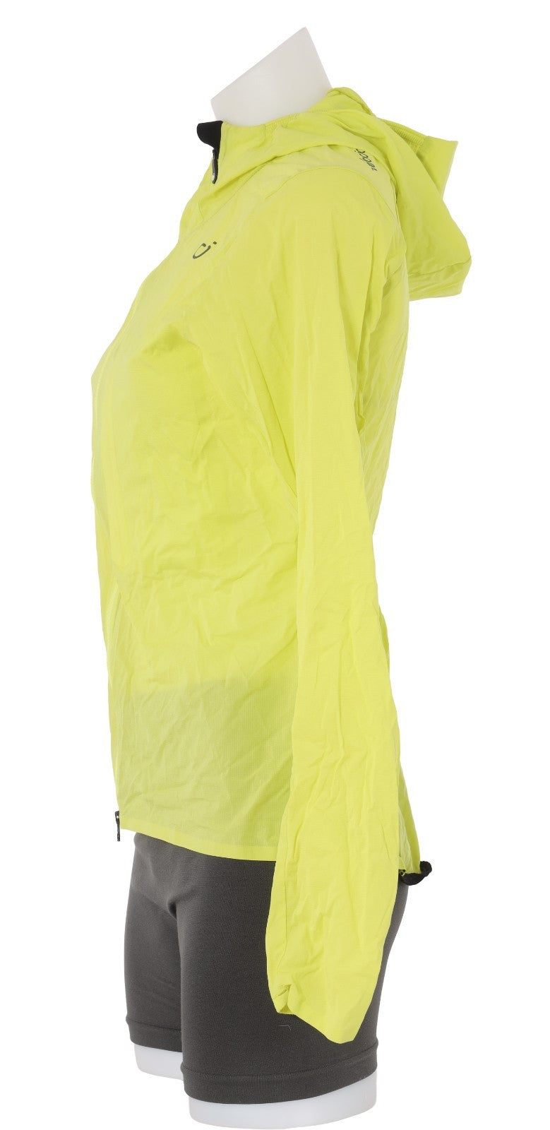 Velocio Ultralight Hooded Cycling Jacket Women XS Neon Yellow Road Bike MTB