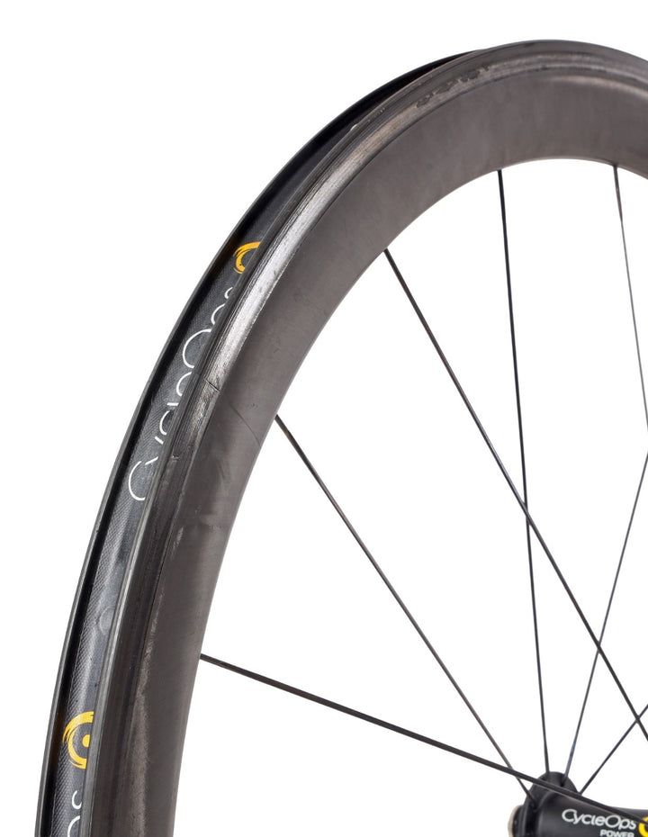 CycleOps PowerTap Carbon Road Bike FRONT Wheel Clincher 700c Aero QR Rim Brake