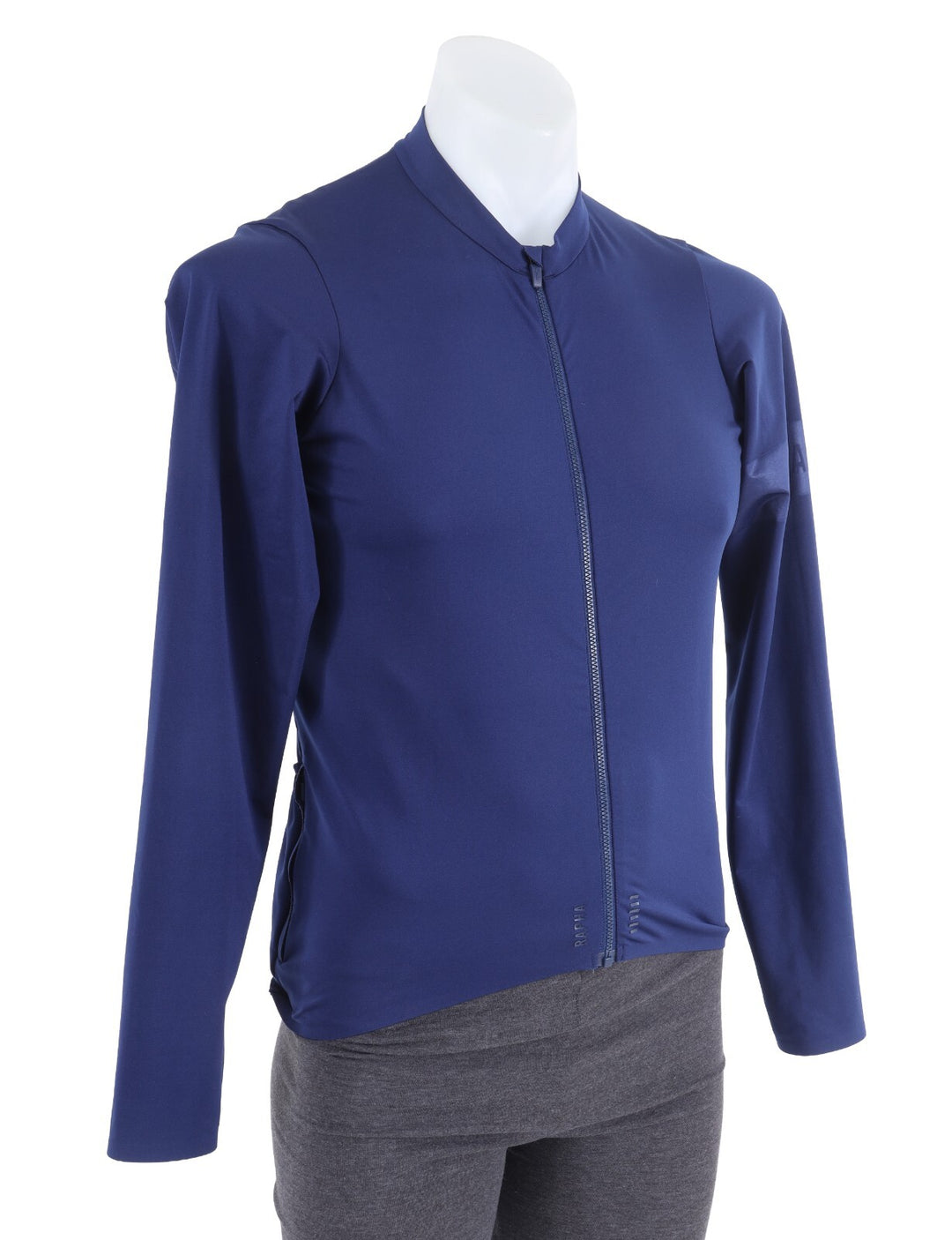 Rapha Pro Team Long Sleeve Midweight Jersey Men LARGE Navy Road Bike Gravel MTB