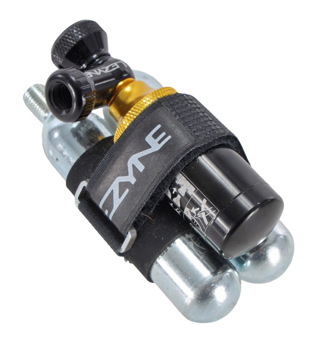 Lezyne C02 Blaster Inflator + Tubeless Repair Kit 2-In-1 Control Valve Road Bike