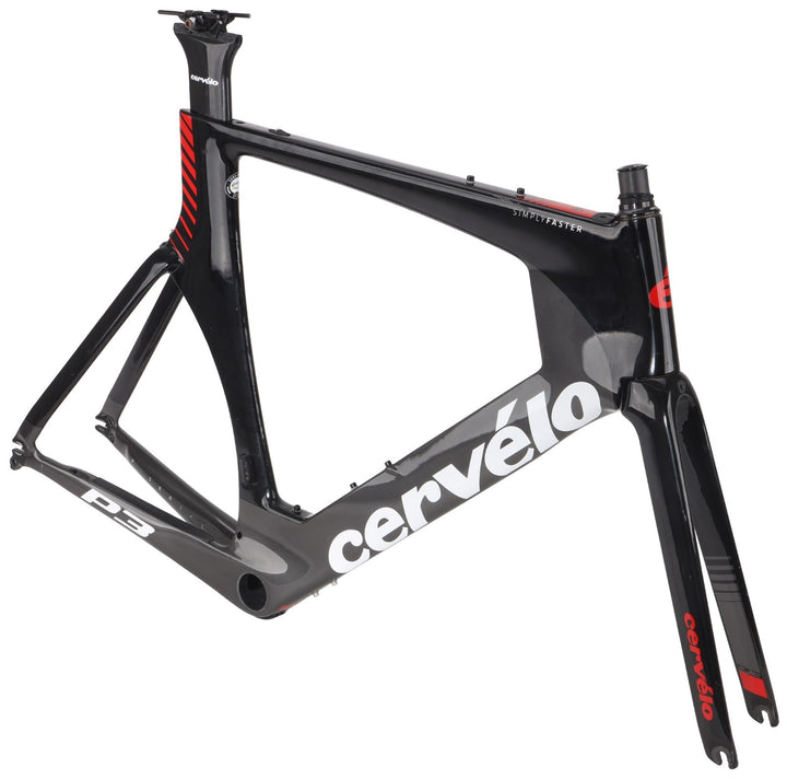 Cervelo P3 Carbon Aero Time Trial Bike Frameset 58cm BLACK/GREY 700c Rim QR 2018