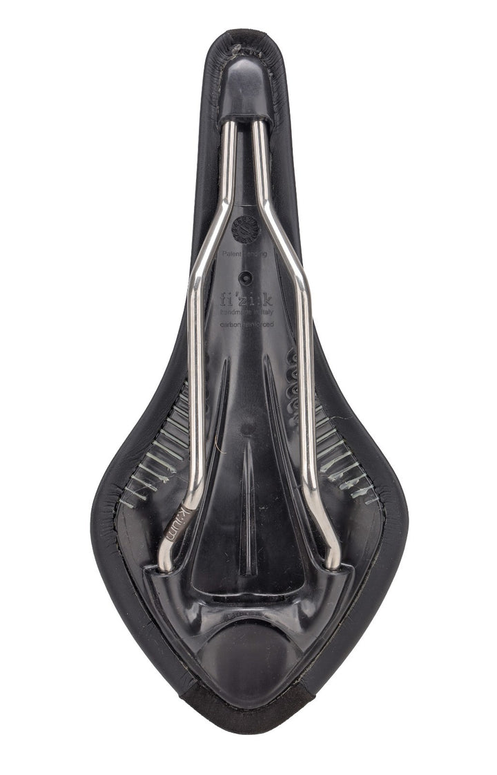 Fizik Arione Carbon Road Bike Saddle 130mm 7 x 7mm Kium Rails BLACK
