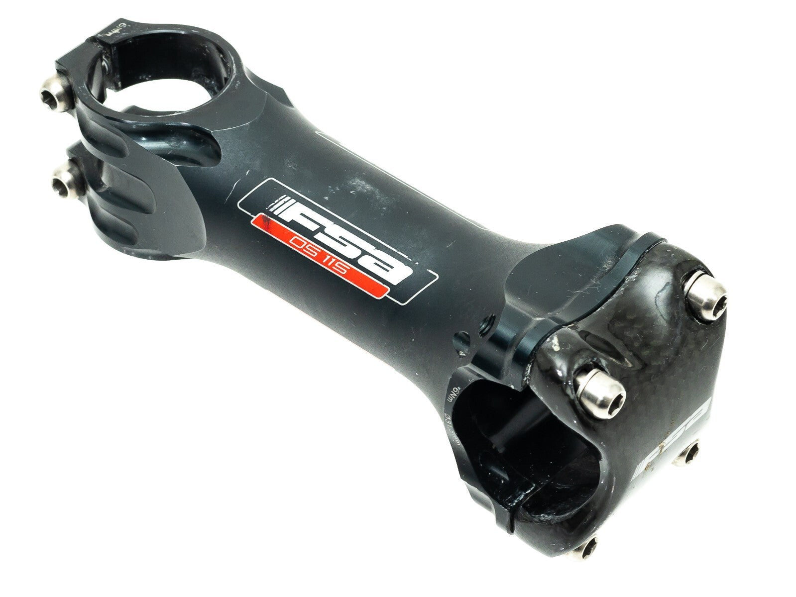 FSA OS 115 Alloy Carbon Face Road Bike Stem 120mm 6 Deg 31.8mm for sale online e FSA OS 115 Alloy Carbon Face Road Bike Stem 120mm 6 Deg 31.8mm for sale online e