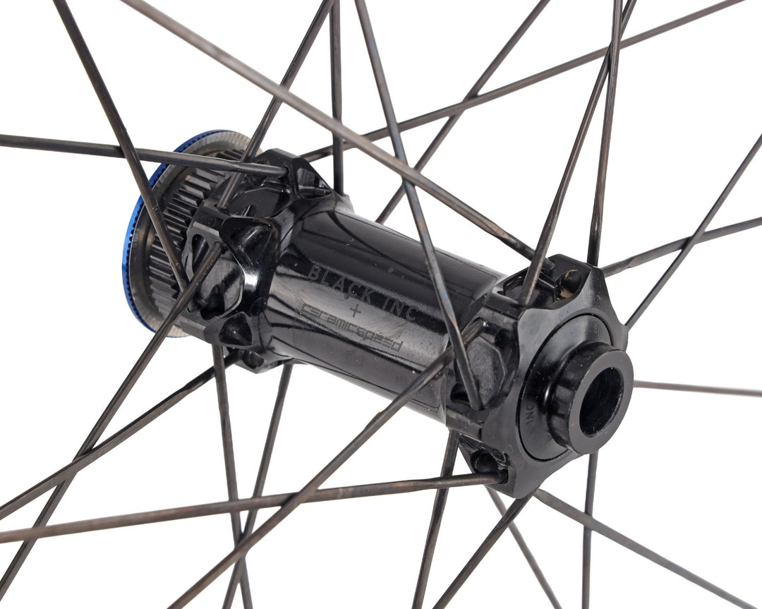 Black Inc Thirty Four Carbon Tubeless CL Disc 12s Road Bike Wheelset SRAM XDR