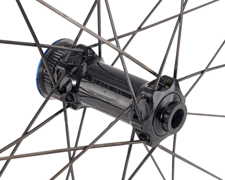 Black Inc Thirty Four Carbon Tubeless CL Disc 12s Road Bike Wheelset SRAM XDR