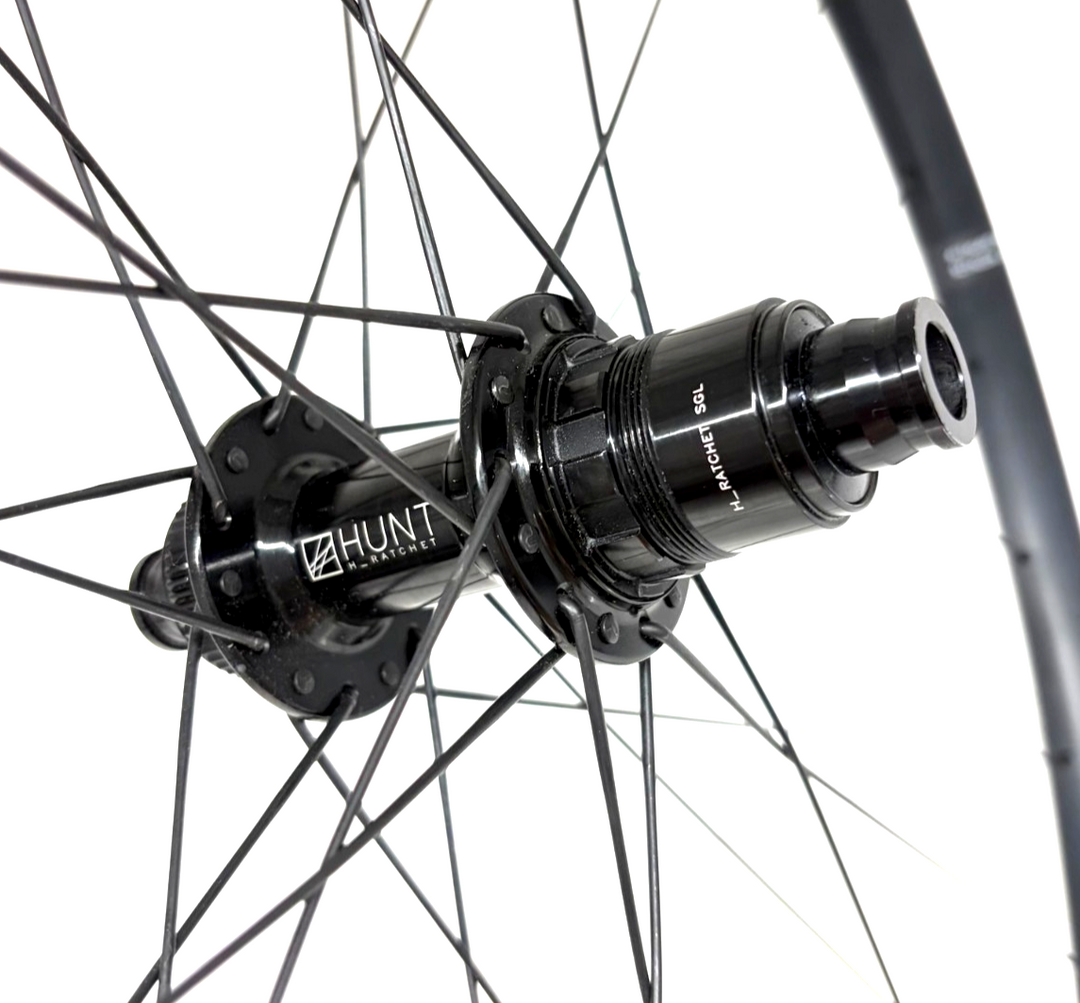 HUNT 4 Season Gravel Disc Alloy Wheelset Tubeless Center Lock SRAM XDR 12s 700c