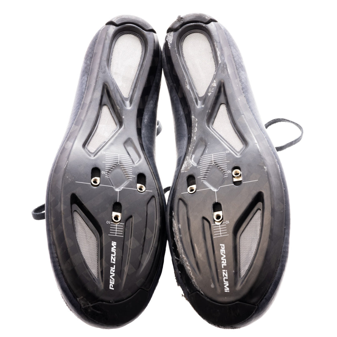 Pearl Izumi PRO Air Road Bike Shoes EU 45 US Men 10.5 DARK INK 3 Bolt Lace-Up