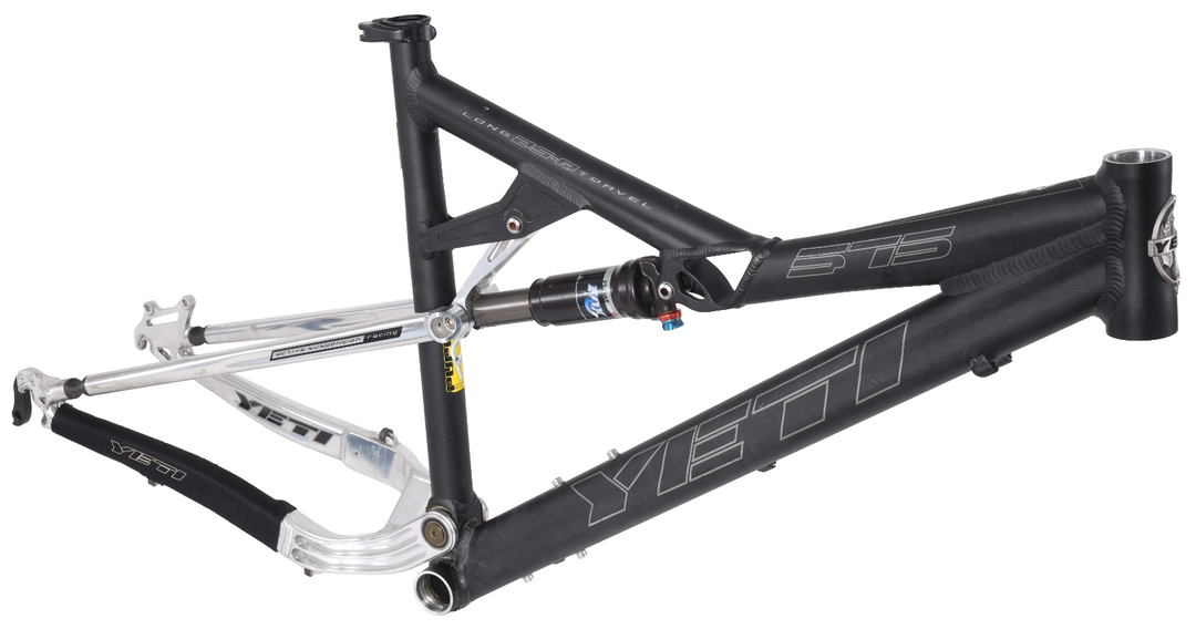 Yeti 575 AS-R Long Travel Alloy Mountain Bike Frameset 26" MEDIUM Black Fox 2007