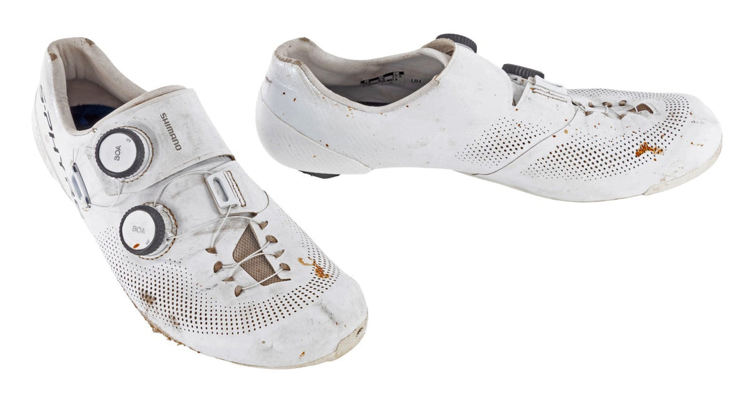 Shimano S-Phyre RC903 Mens Carbon Road Bike Shoes Wide EU 43.5 US 9.5 WHITE BOA