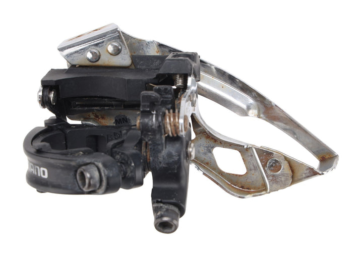 Shimano Deore XT FD-M770 3 x 9s Mtn Bike Front Derailleur 28.6/34.9mm Top Swing