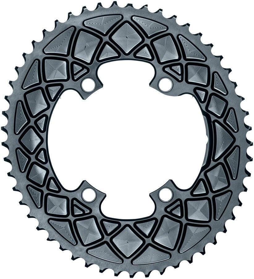 absoluteBlack Premium Oval 11s Shimano Road Bike Chainring 52T 110mm BCD 4-Bolt