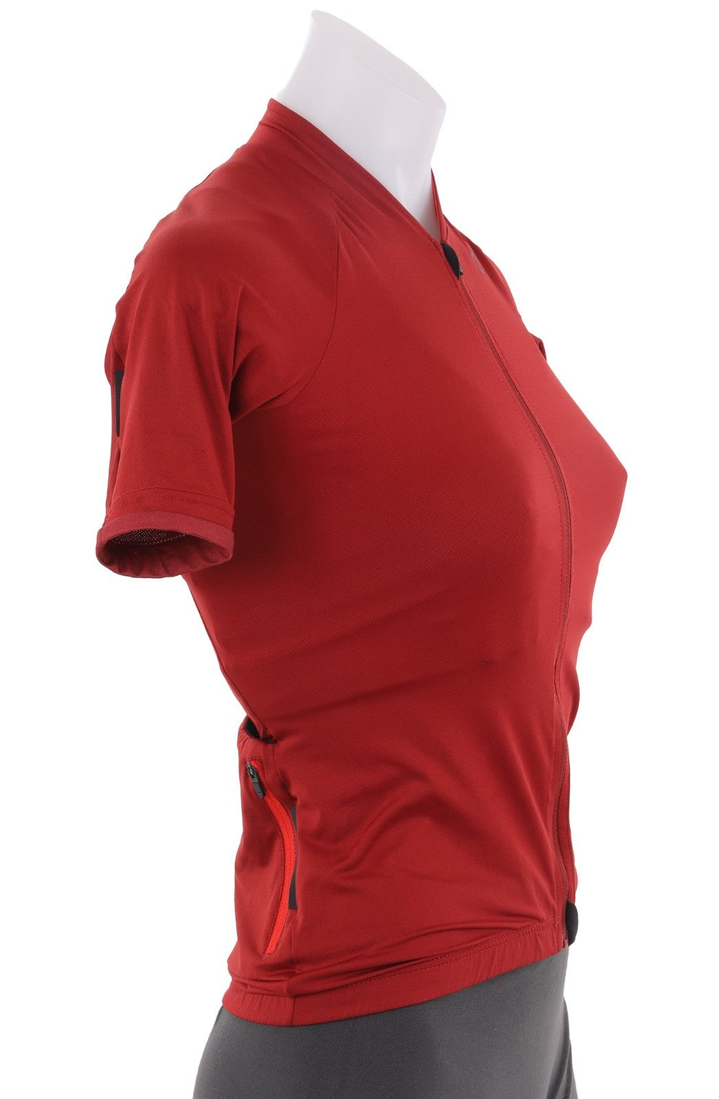 Velocio Signature Short Sleeve Cycling Jersey Women XS RED Road Gravel Race Fit