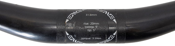 ENVE RSR Carbon Mountain Bike Handlebars 31.8x 700mm 20mm Rise 9º Sweep XC Trail