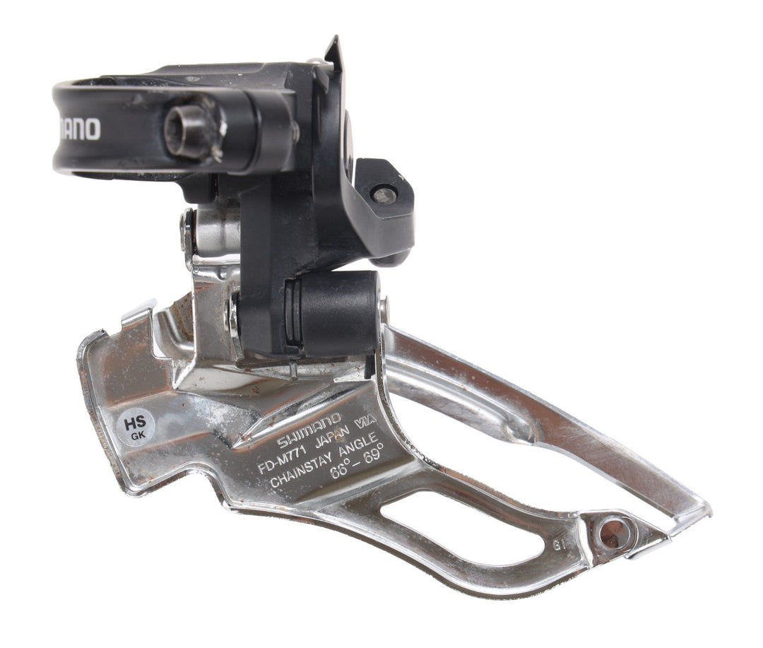 Shimano Deore XT FD-M771 3 x 9 Speed Mountain Bike Front Derailleur 34.9mm Clamp