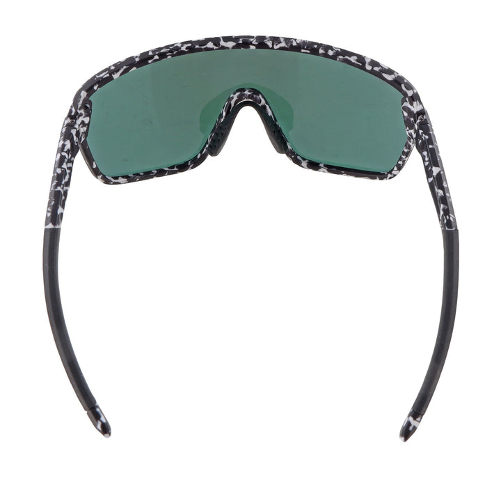 Smith Bobcat Sunglasses Black Marble Frame Violet Mirror Lens + Clear Lens