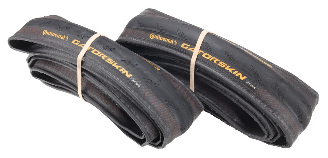 Continental Gatorskin Clincher Road Bike Tires 700 x 25c 1 PAIR Training Race