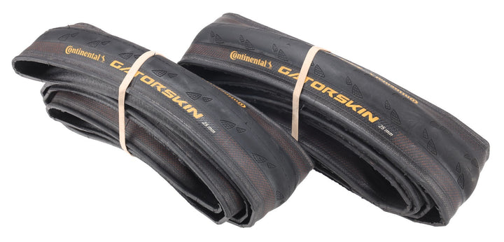 Continental Gatorskin Clincher Road Bike Tires 700 x 25c 1 PAIR Training Race