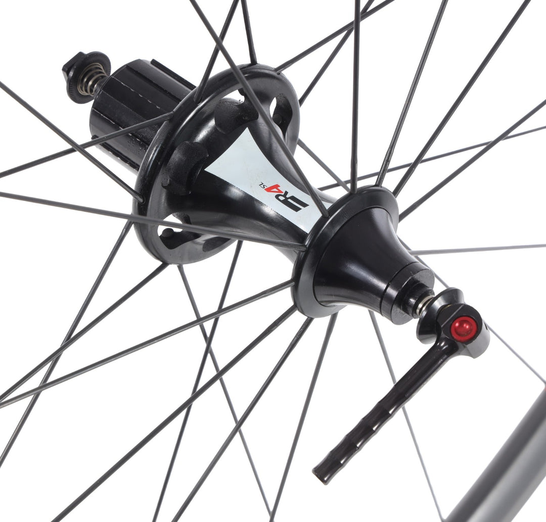 Easton EC90 SLX Carbon Tubular Road Wheelset Shimano 10 Spd 700c Rim Brake QR R4