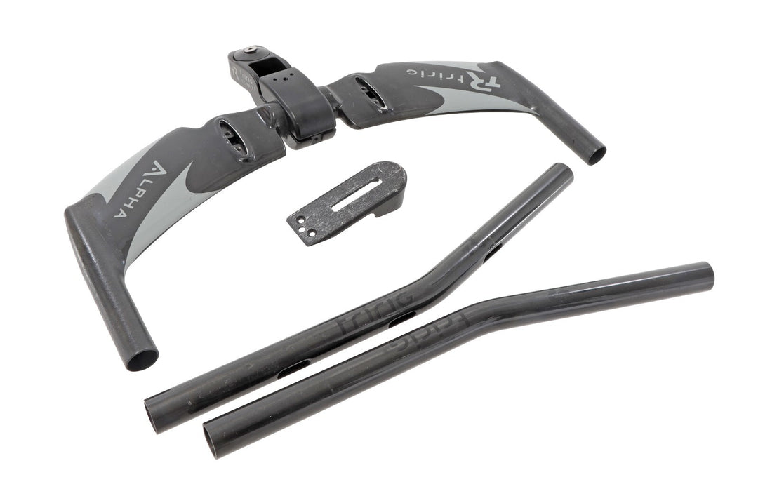 TriRig Alpha Carbon Aero Basebar Sigma XF Stem 90mm Extensions Triathlon TT Tri