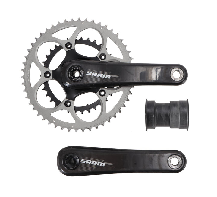 SRAM S900 BB30 2x 10 Spd Carbon Road Bike Crankset 172.5mm 50/34T 110 BCD 5 Bolt