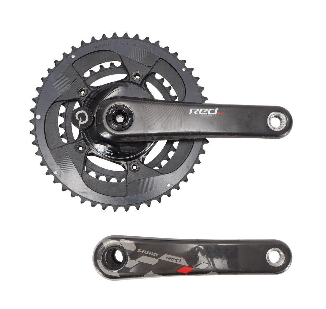 SRAM RED eTap Power Meter 2x 11s Carbon Road Bike Crankset 172.5mm 50/34T BB30