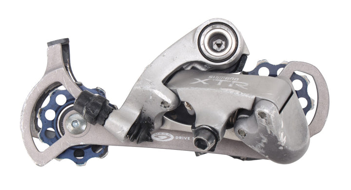 Shimano XTR RD-M952 9 Spd Mountain Bike Rear Derailleur Med Cage 34T Max Vintage