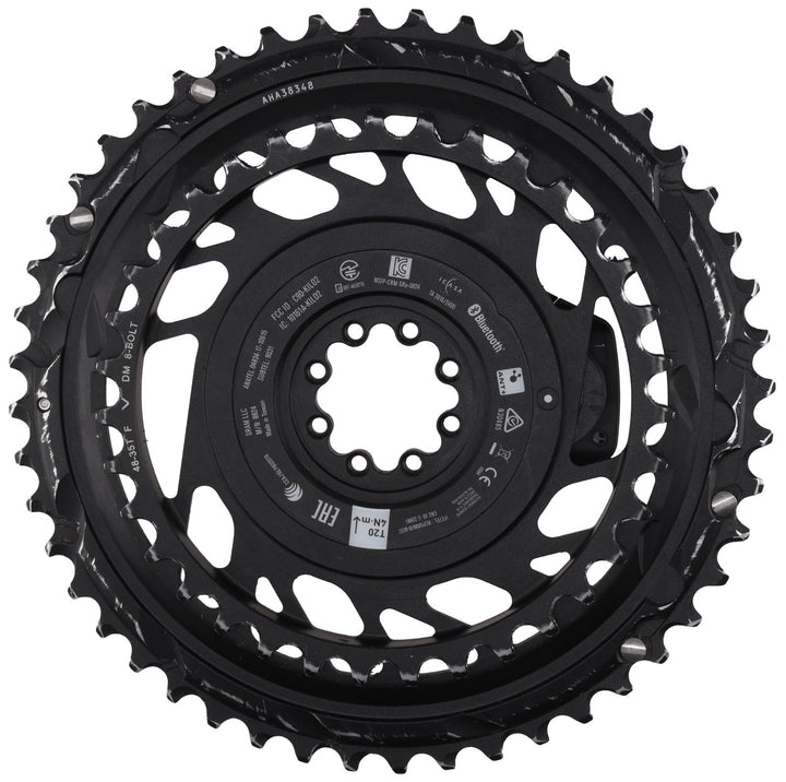 SRAM Red AXS E1 2 x 12 Speed Road Bike Power Meter Chainring Kit 48/35T 8Bolt DM