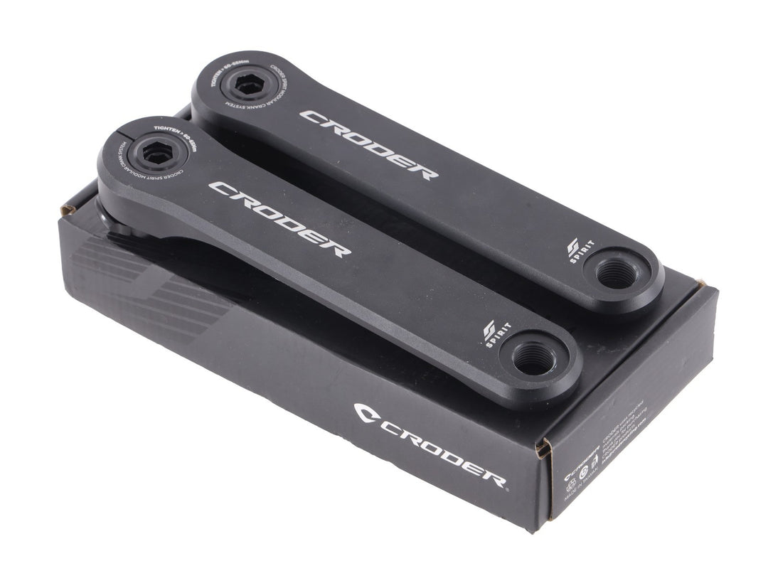Croder SPIRIT Road Bike Alloy Crank Arms 160mm Gravel For 24mm Spindle CX Tri