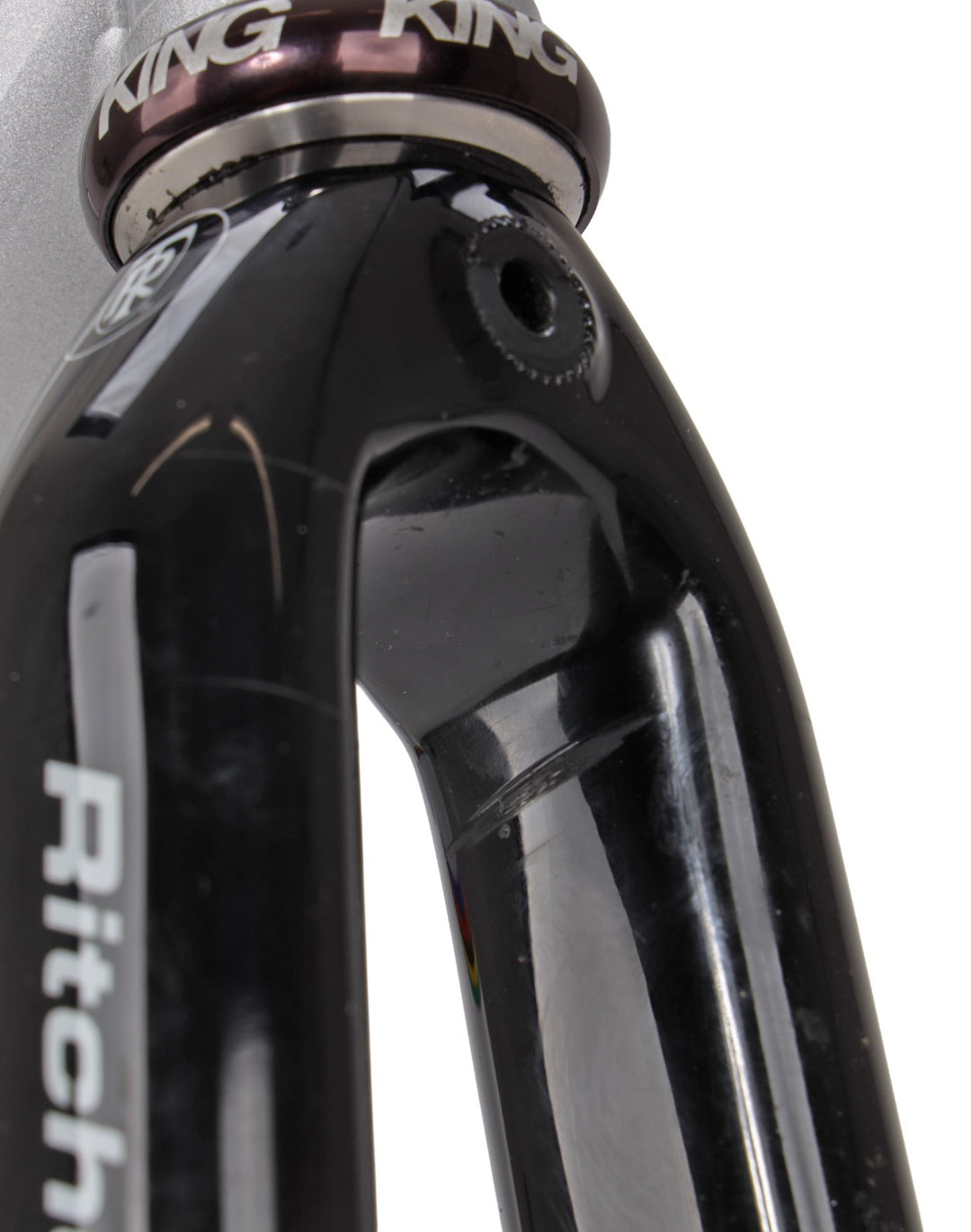 Ritchey Road Logic Steel Bike Frameset 59cm WCS Carbon SILVER 700c 1" Chris King