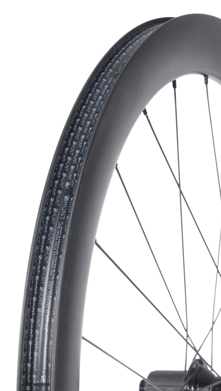 HUNT 50 Carbon Disc Tubeless Road/Gravel Bike REAR Wheel Shimano 11 Spd 700c CX