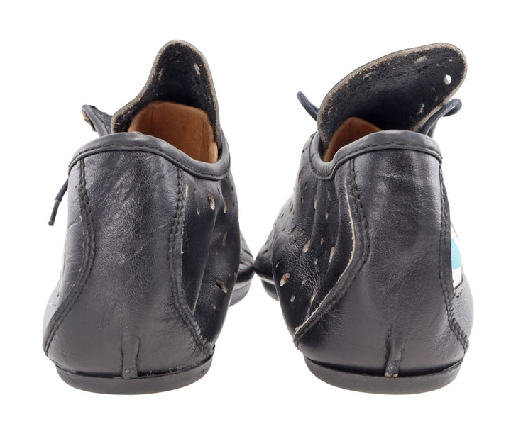 Detto Pietro Art. 74 Road Bike Shoes EU 47 US Men 11.5 BLACK Slotted Vintage