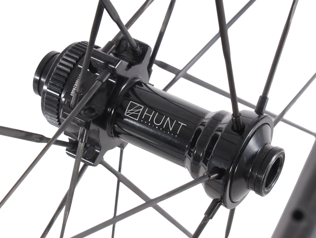 HUNT 44 Aerodynamicist UD Carbon Spoke Disc Tubeless FRONT Road Wheel 700c EZO