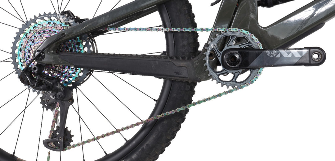 Santa Cruz Bronson CC XX1 Carbon Mtn Bike 1x 12s SM Moss/Blue MX Fox SRAM 2022