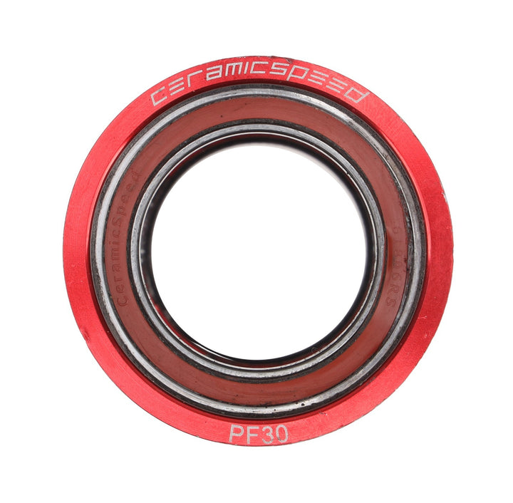 CeramicSpeed PF30 Press Fit Road Bike Bottom Bracket w/Nitride Bearings 30mm RED