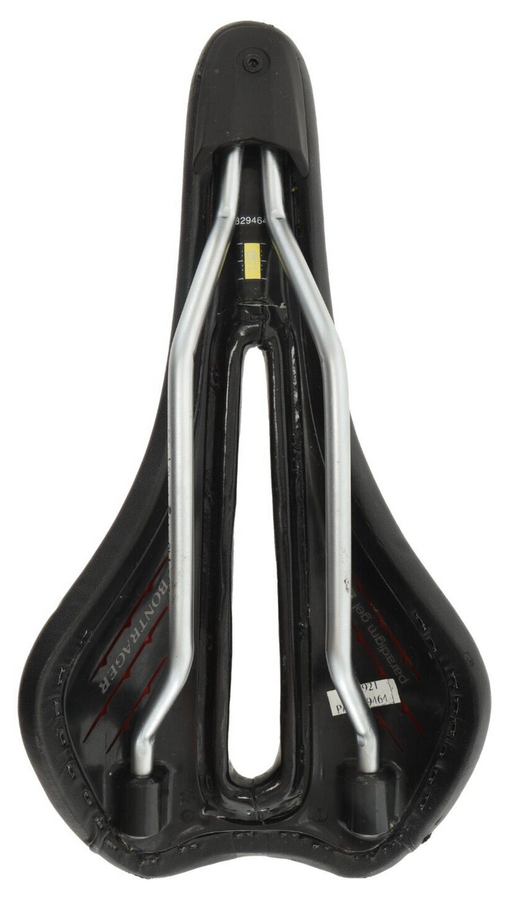 Bontrager Paradigm Race Gel Road Bike Saddle 138mm BLACK 7x 7mm CrMo Rail Gravel