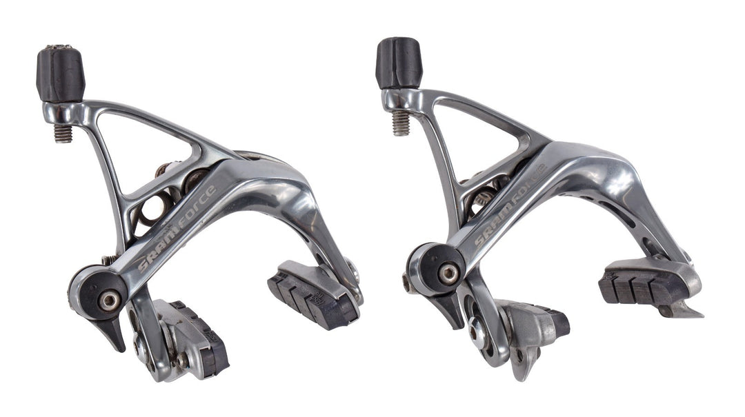 SRAM Force Road Bike Rim Brake Caliper PAIR Gray Center Mount F/R Race Tri