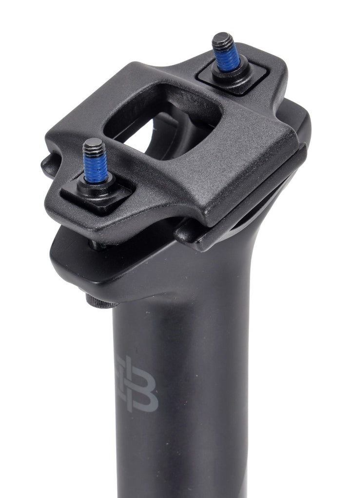 Black Inc Carbon Mountain Bike Seatpost 31.6 x 400mm 0mm SB 7 x 7mm Rail MTB XC