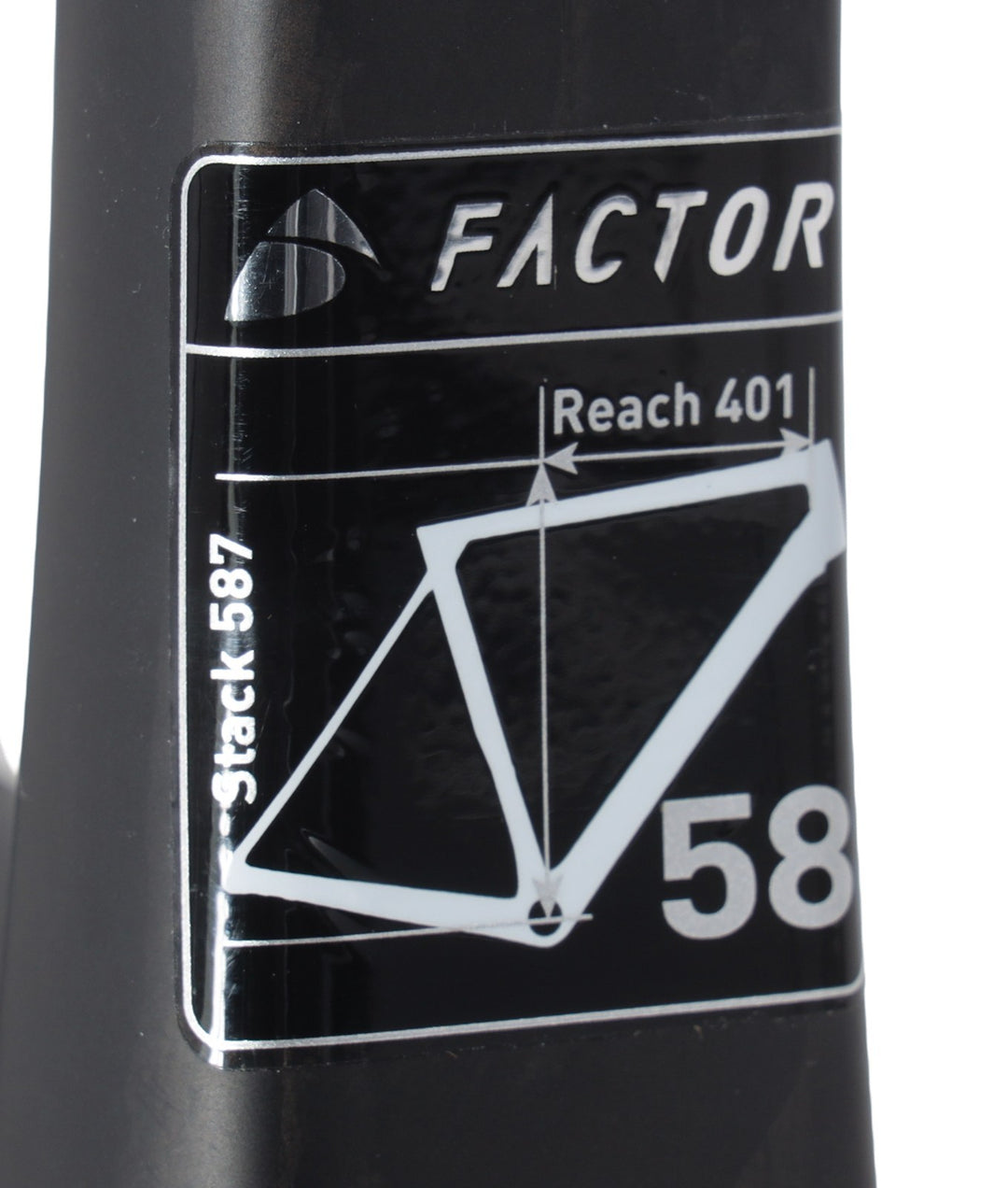 Factor O2 VAM Disc Premium Carbon Road Bike Frameset 58cm Ornate Nero 2023
