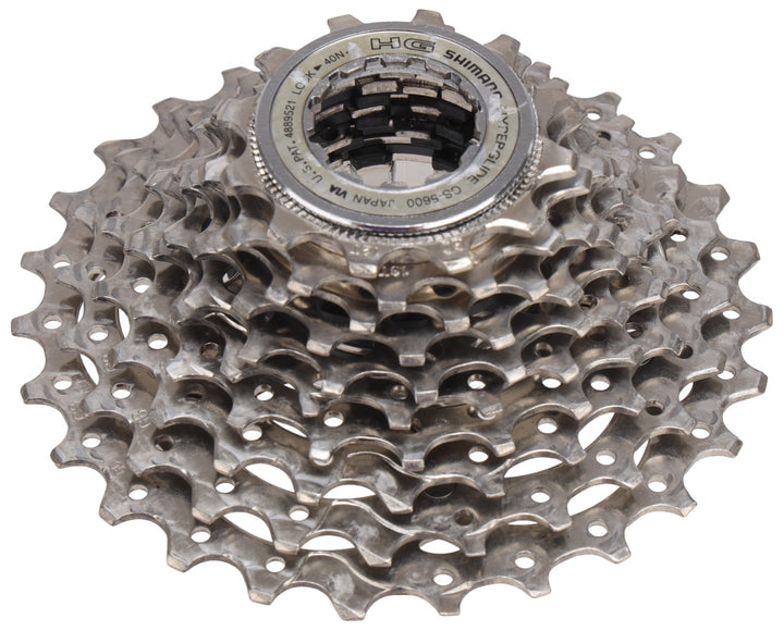 Shimano 105 CS-5600 10 Speed Road Bike Cassette 12-27T Hyperglide HG Steel Cogs