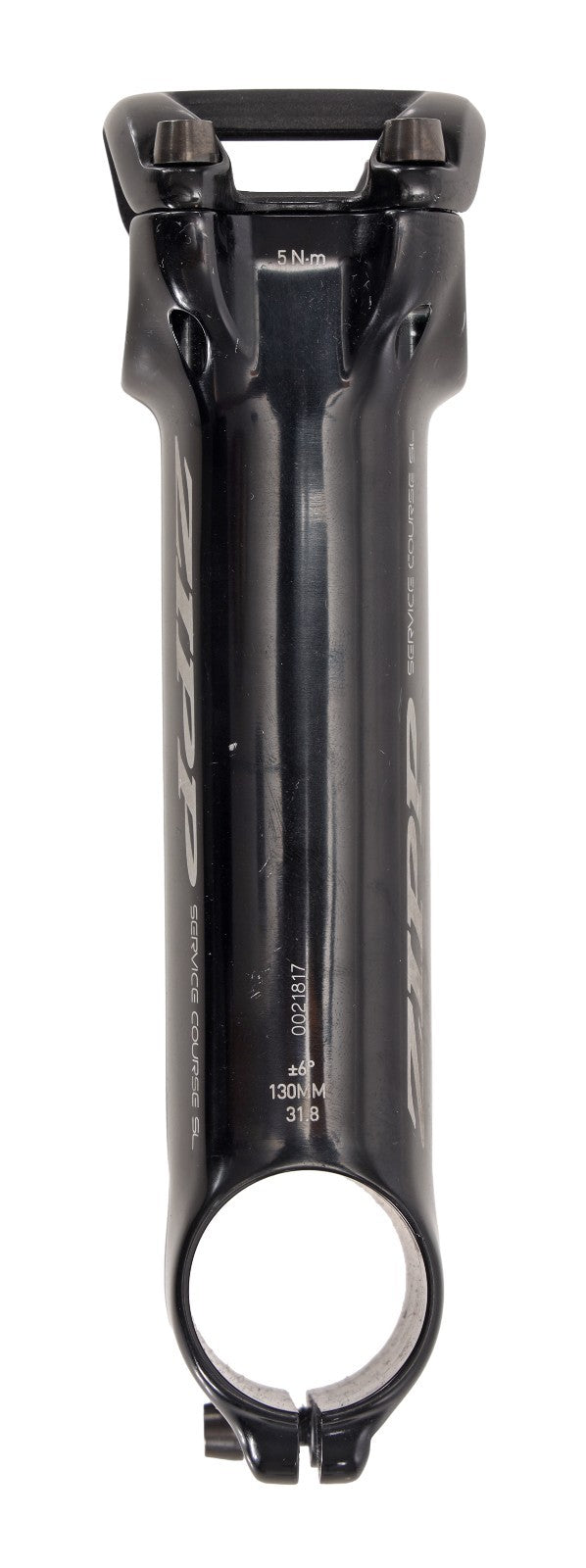 Zipp Service Course SL Alloy Road Bike Stem 31.8 x 130mm 6º BLACK 1-1/8" Gravel