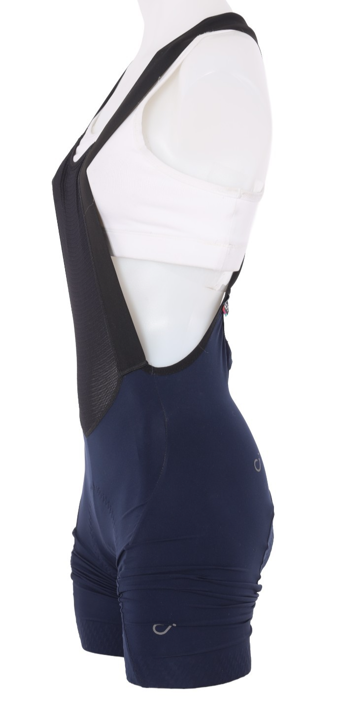 Velocio Luxe Cycling Bib Short Women SMALL Navy Road Bike Gravel Cycling