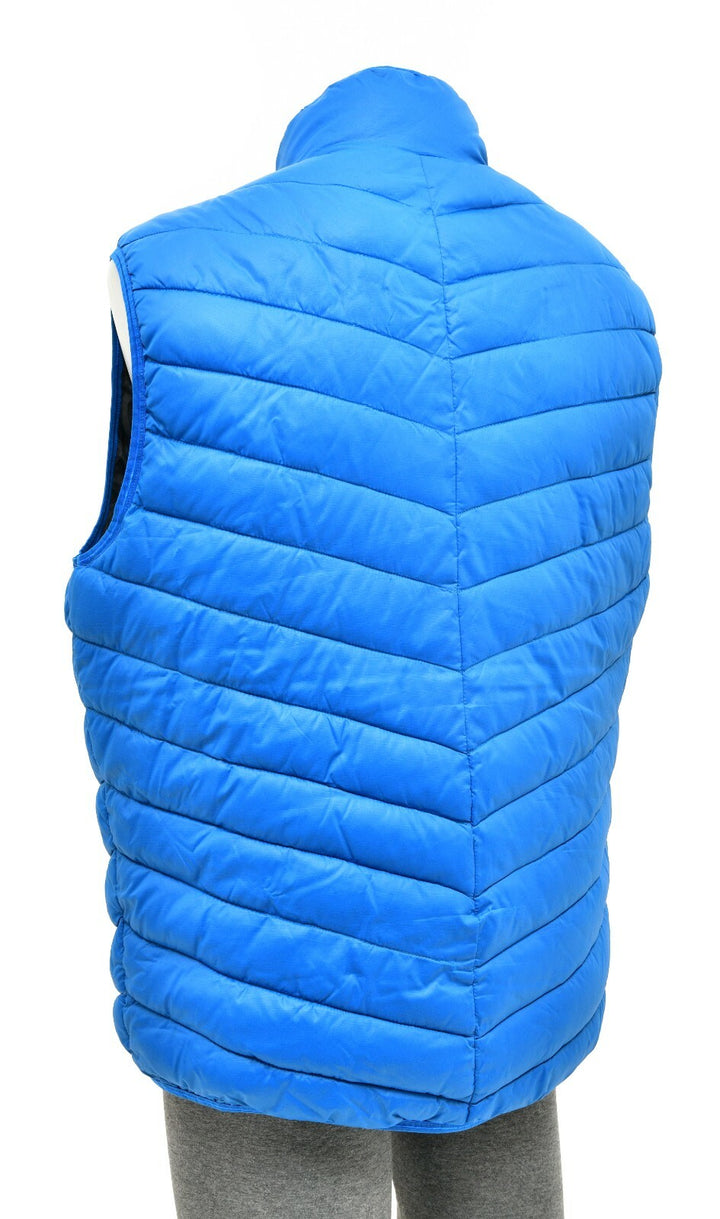 Giordana Sport Insulated Puffy Vest Men LARGE Blue Clique Bike Cycling Lifestyle